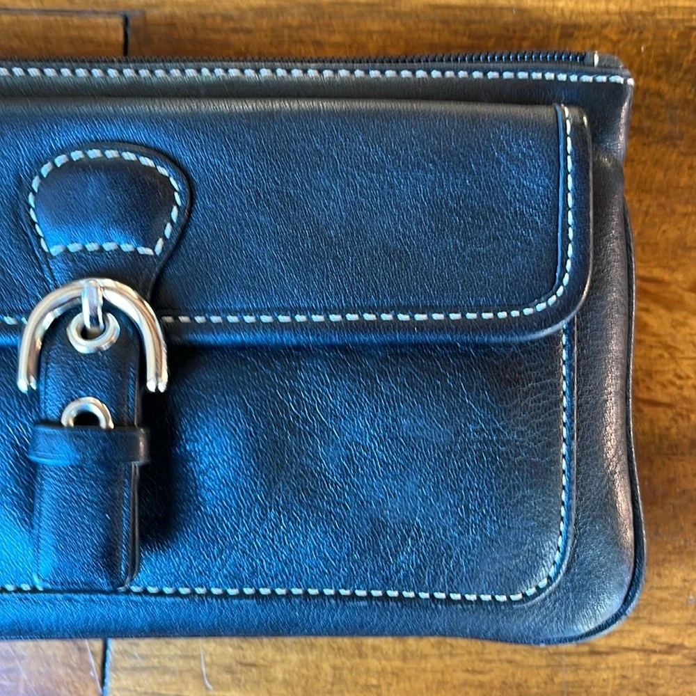 Coach Black Leather Wristlet - Picture 4 of 10